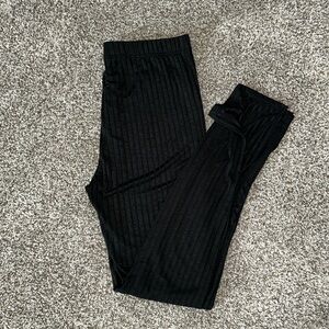 SHEIN Black Ribbed Leggings 🖤